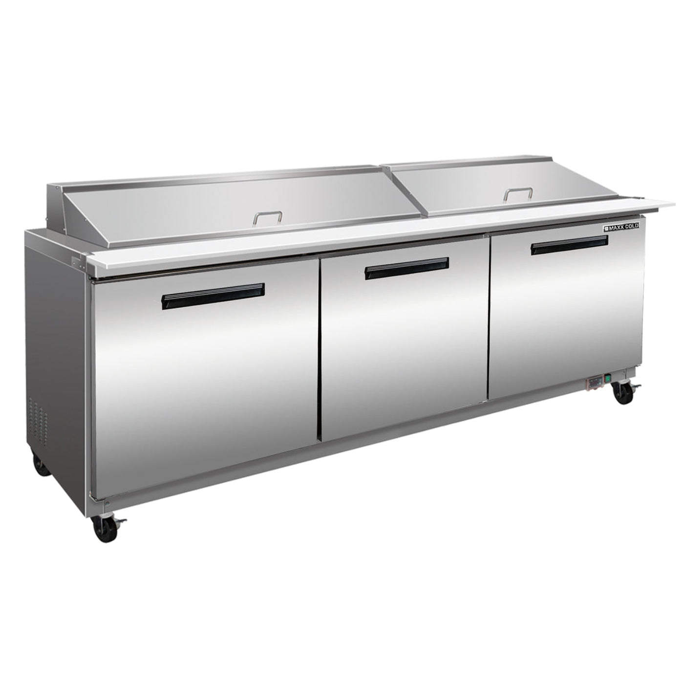 Maxx Cold 72" Three-Door Refrigerated Megatop Prep Unit - MXCR72MHC