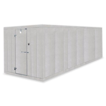 Nor-Lake Fast Trak 6' Wide (Door Side) Remote Indoor Walk-In Cooler Freezer Combo 8'7" H - NL61487COMBO