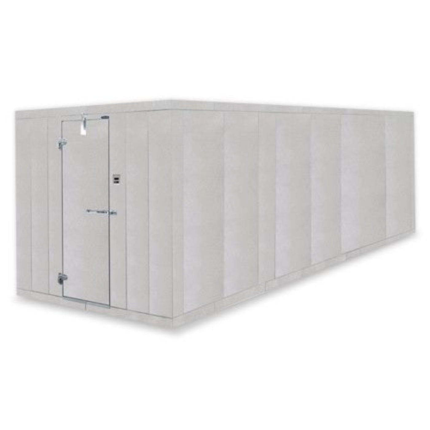 Nor-Lake Fast Trak 9' Wide (Door Side) Remote Outdoor Walk-In Cooler-Freezer Combo 7'7" H - NL91277ODCOMBO