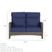 North Cape Grand Stafford Loveseat - NC4331LS-HUSK