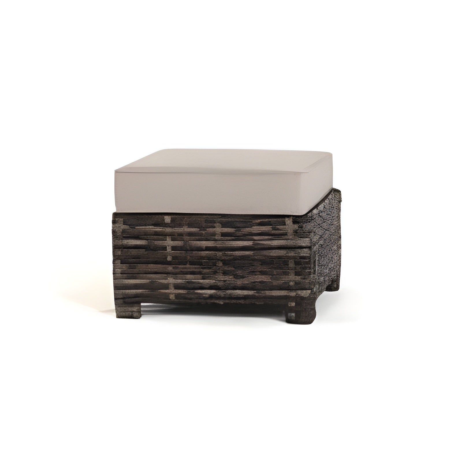 North Cape Lakeside Square Ottoman - NC4302OSQ-HUSK