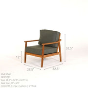 North Cape Seaside Club Chair - NC2170C-TEAK