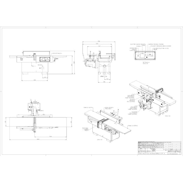 SCM Xylent 16" Jointer - Nova F 410X