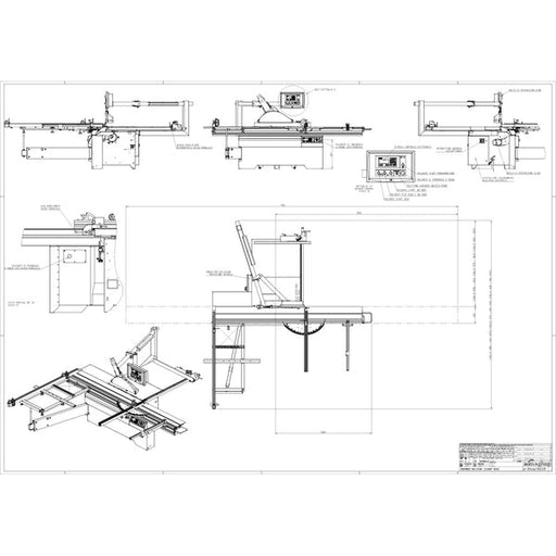 SCM Programmable Sliding Table Saw - Nova SI 400ep