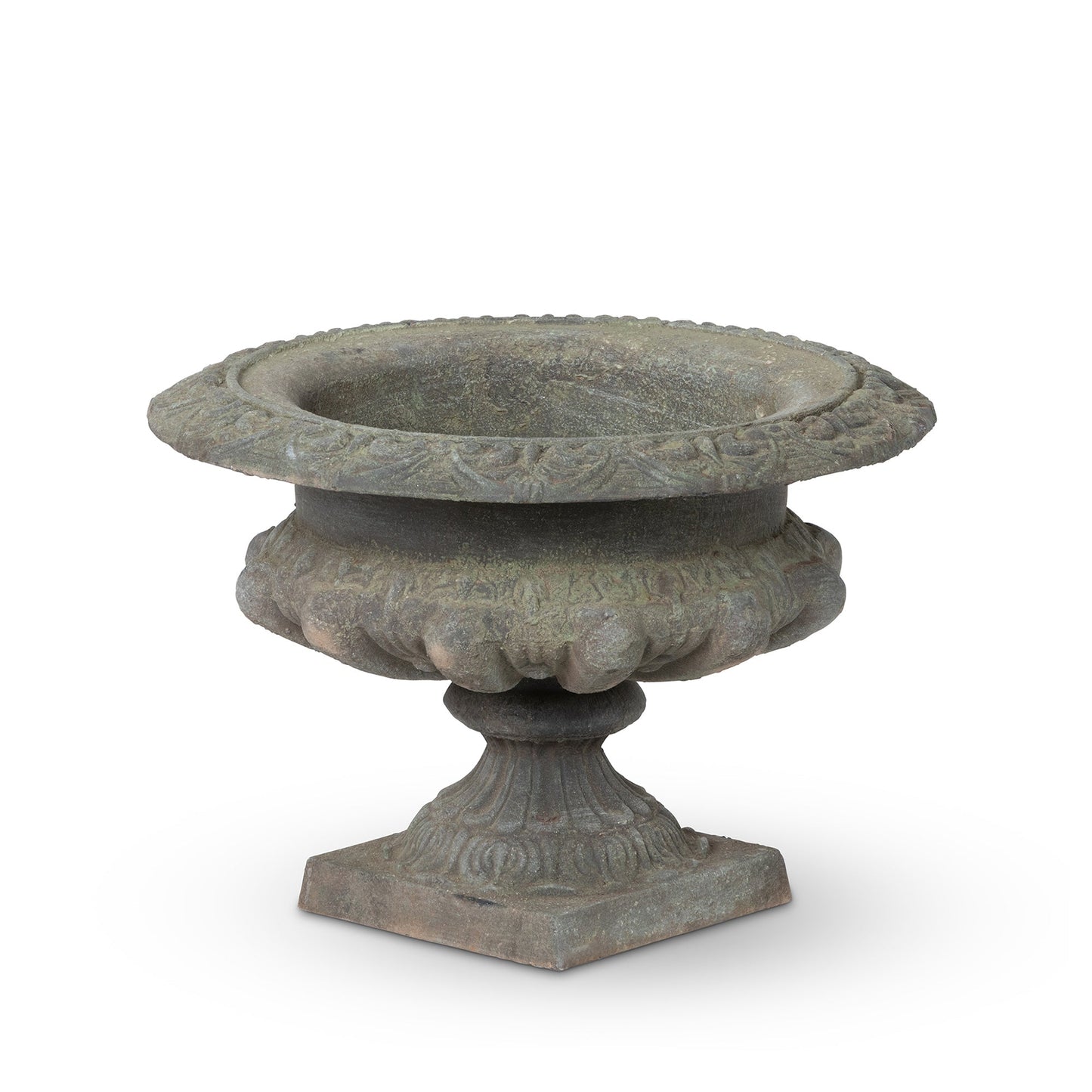 Park Hill Collection Classic Cast Iron Garden Urn: Handcrafted Antique Finish for Timeless Elegance in Your Garden Design - ECM36143