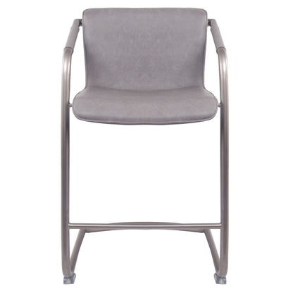 New Pacific Direct Indy PU Leather Counter Stool, (Set of 2)  - 1060004-216