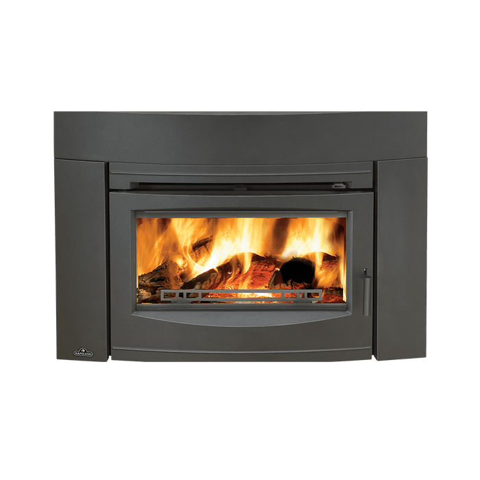 Napoleon Fireplaces Oakdale Wood Burning Insert, Contemporary, Metallic Black, Napoleon, 26.50", EPI3C-1