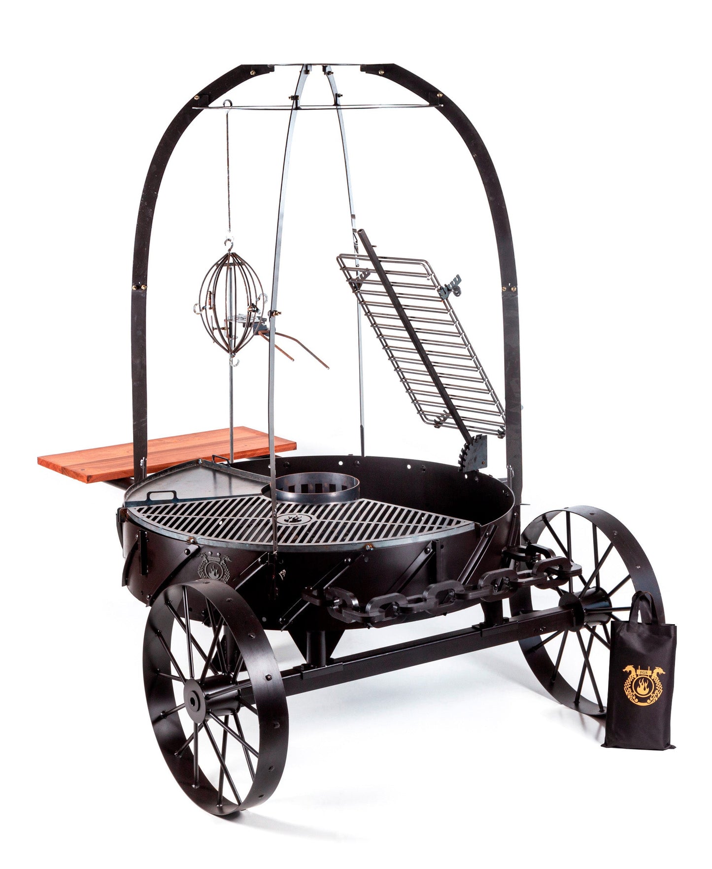 Fogues TX Odin PRO Open Fire Argentine Wood and Charcoal Grill - FJL-ODI-101