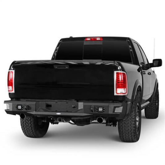 Offroad Aftermarket Rear Bumper w/LED Lights For 2009-2018 Dodge Ram 1500 - Hooke Road - HE.6025-S