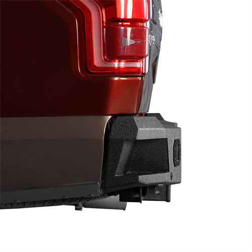 Offroad Rear Bumper w/License Plate Light For 2015-2017 Ford F-150 (Excluding Raptor) - Hooke Road