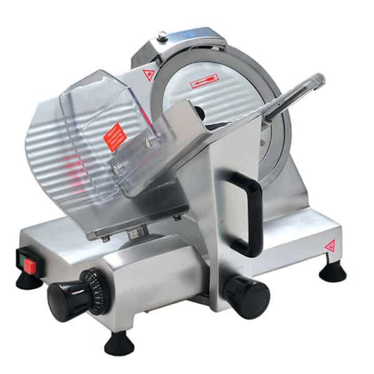 Omcan 9" Manual Gravity Feed Meat Slicer - 0.2 hp, 110V - 21629
