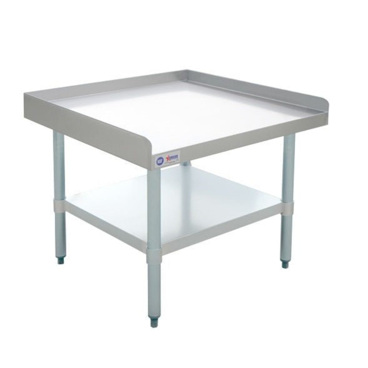 Omcan 18 Gauge Stainless Steel Equipment Stand, 30"W x 30"D - 22058