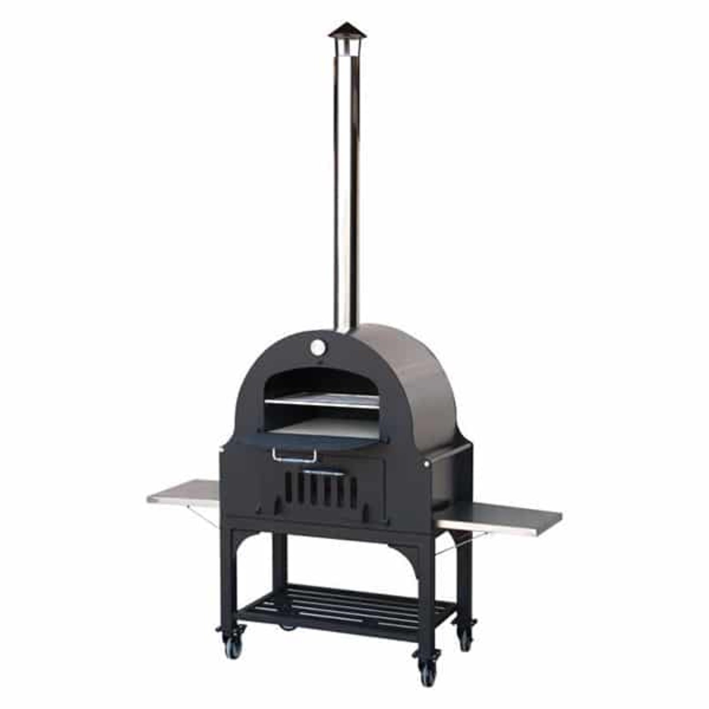 Omcan Outdoor Wood Burning Oven With Stainless Steel Oven Shelf 34 inches - 31312
