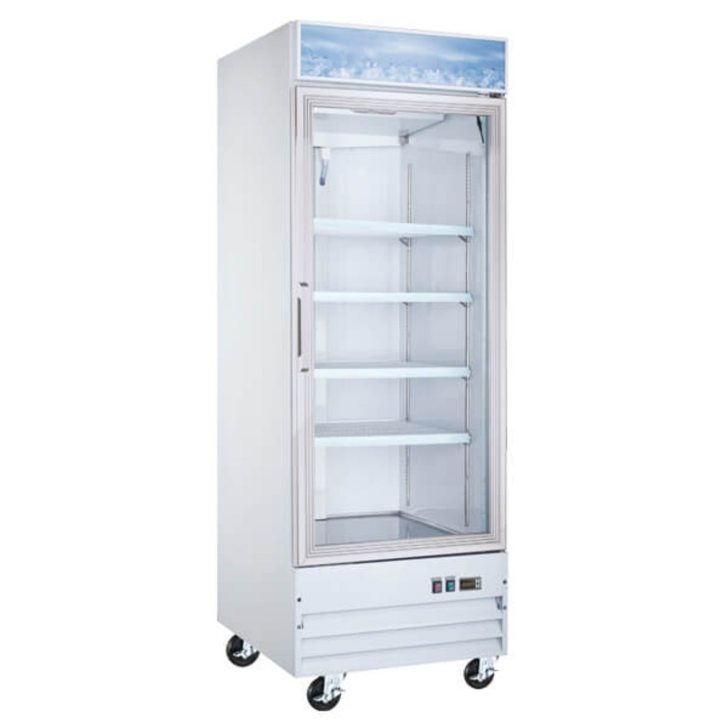 Omcan Glass Door Reach-In Freezer - 23 Cu Ft - Omcan-50030