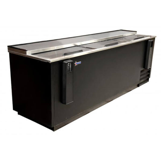 Omcan 95.2" Black Horizontal Bottle Cooler - Omcan-50041