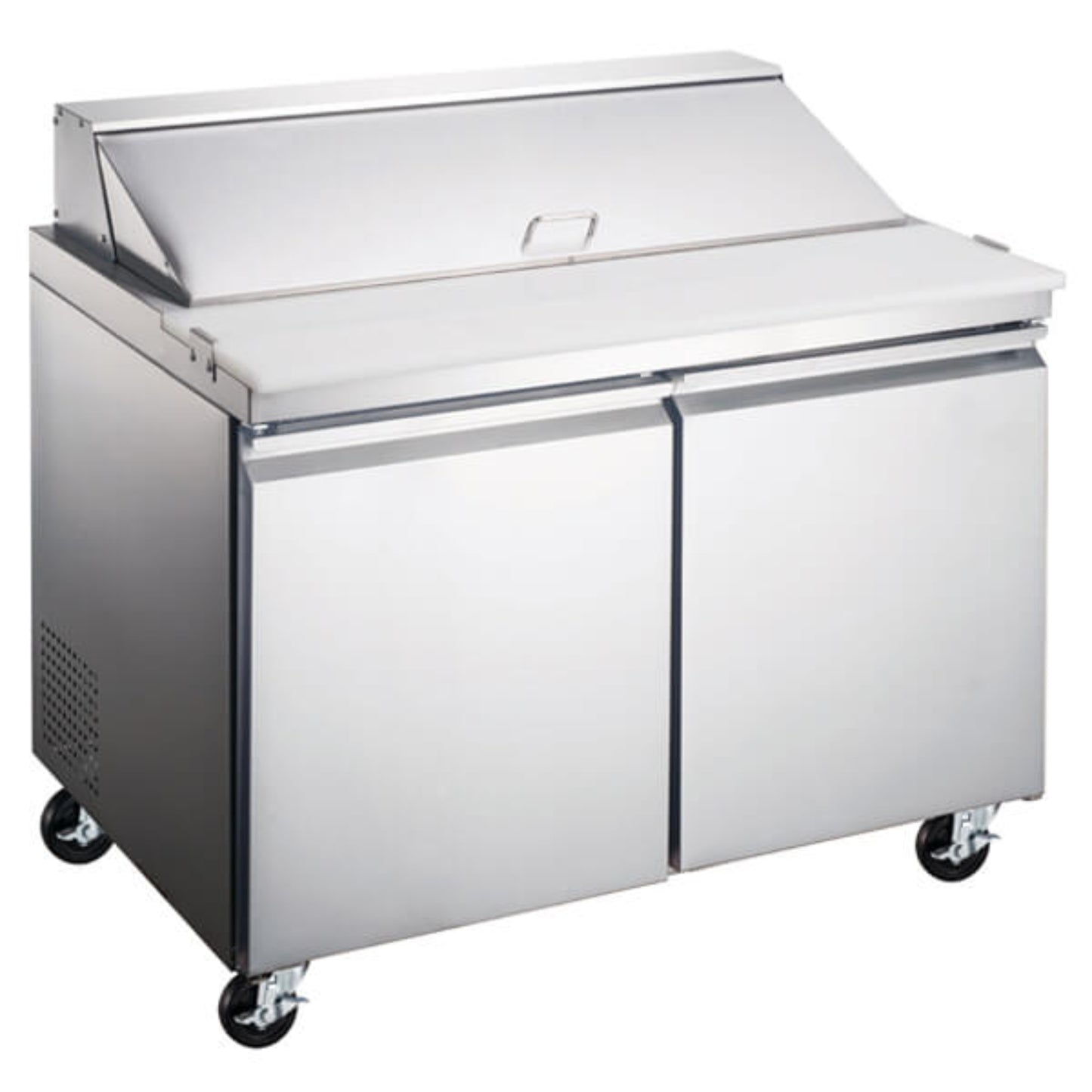 Omcan 47" 2 Door Refrigerated Sandwich Prep Table - 9.5 Cu Ft - Omcan-50046
