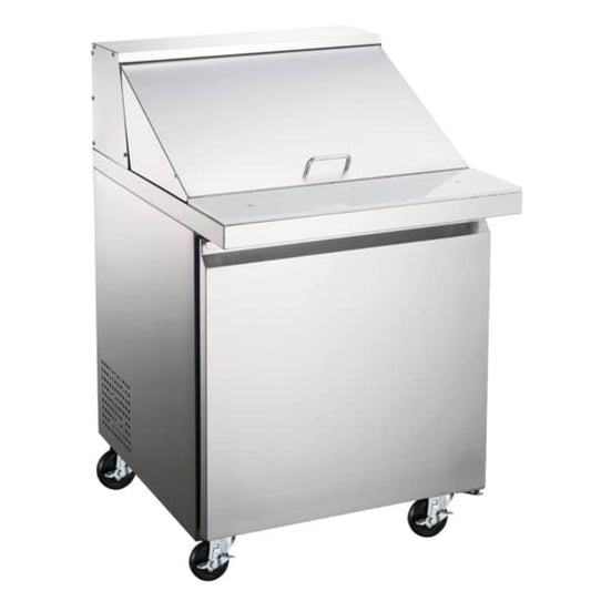Omcan 27.5" 1 Door Mega Top Sandwich Refrigerated Prep Table - 5.7 Cu Ft - Omcan-50049
