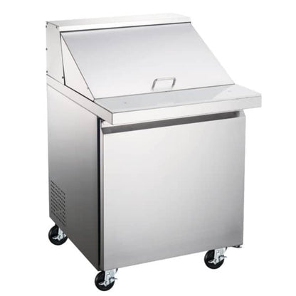 Omcan 27.5" 1 Door Mega Top Sandwich Refrigerated Prep Table - 5.7 Cu Ft - Omcan-50049