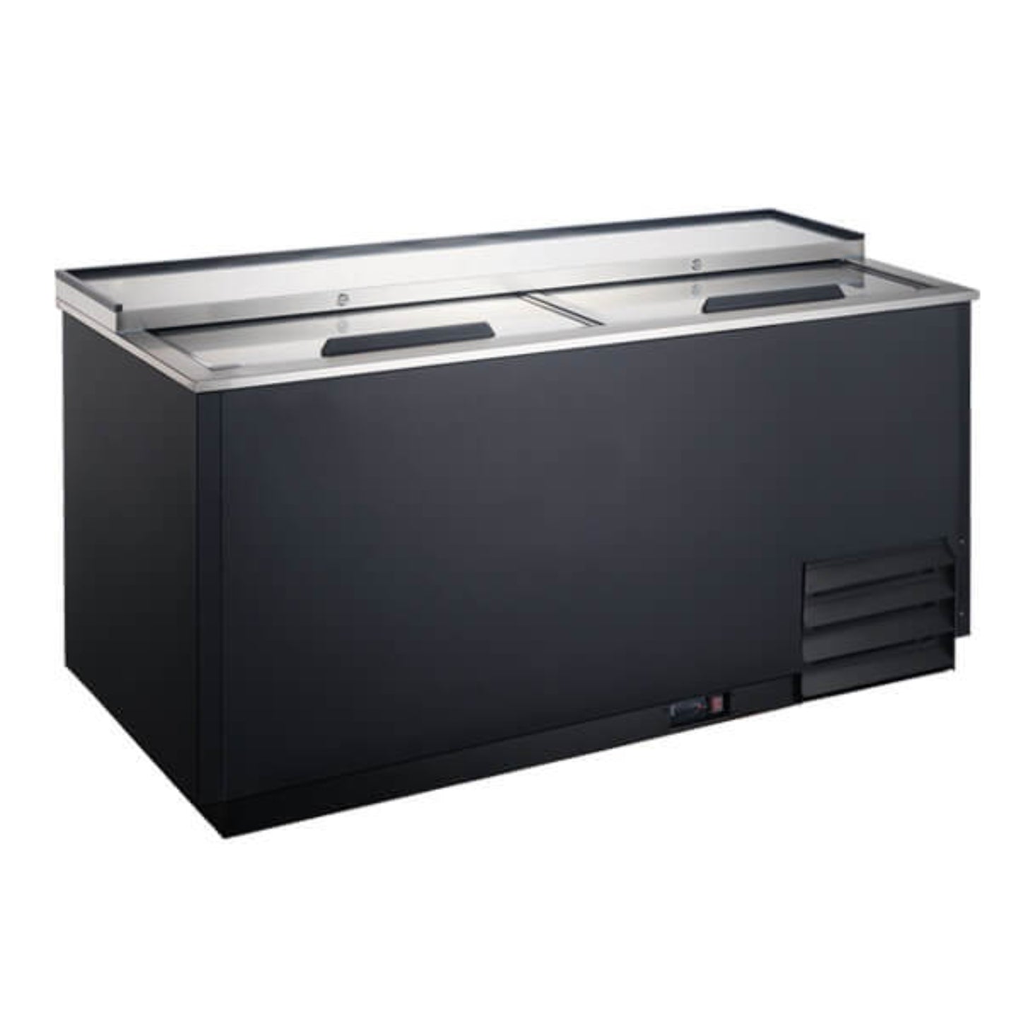 Omcan 49.5" Black Horizontal Bottle Cooler - Omcan-50074