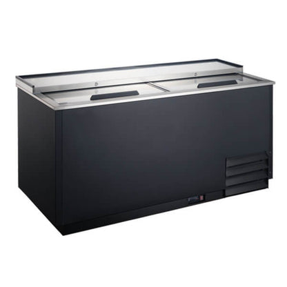 Omcan 49.5" Black Horizontal Bottle Cooler - Omcan-50074