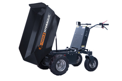DK2 OPD812 Electric Dump Cart Self-Driving 8 cu. ft. 1100 lbs Capacity 12V New - OPD812