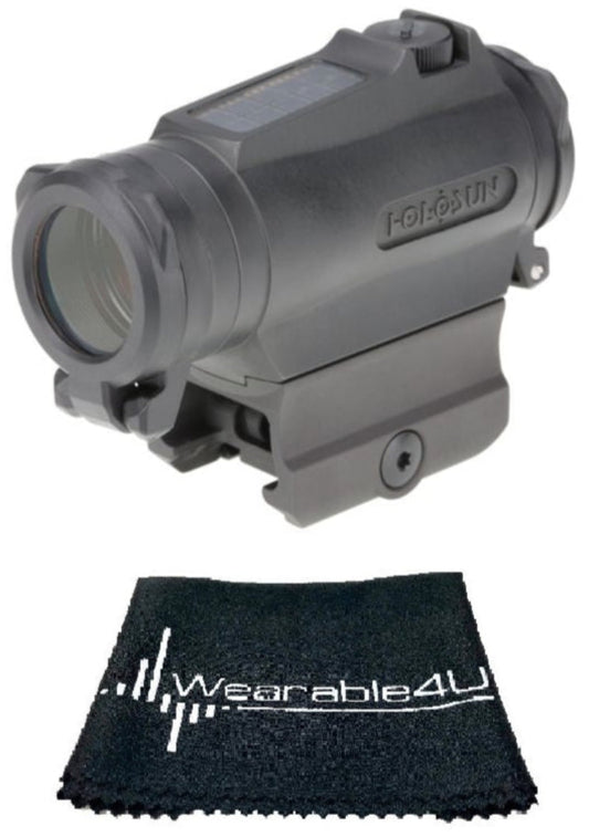 Holosun Green Circle Dot/Solar/Titanium with included Wearable4U Lens Cleaning Bundle - HE515CT-GR_Towel