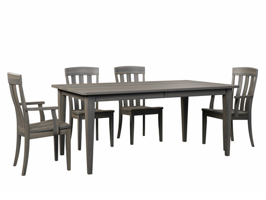 QW Amish Oregon 7pc Set - 371Y-SHAKERLEG,821Y-OREGON-SIDE,ARM
