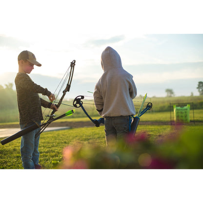 Genesis Archery Compound Bow Adjustable Sizing for Right Handed, Purple (2 Pack) - 323664