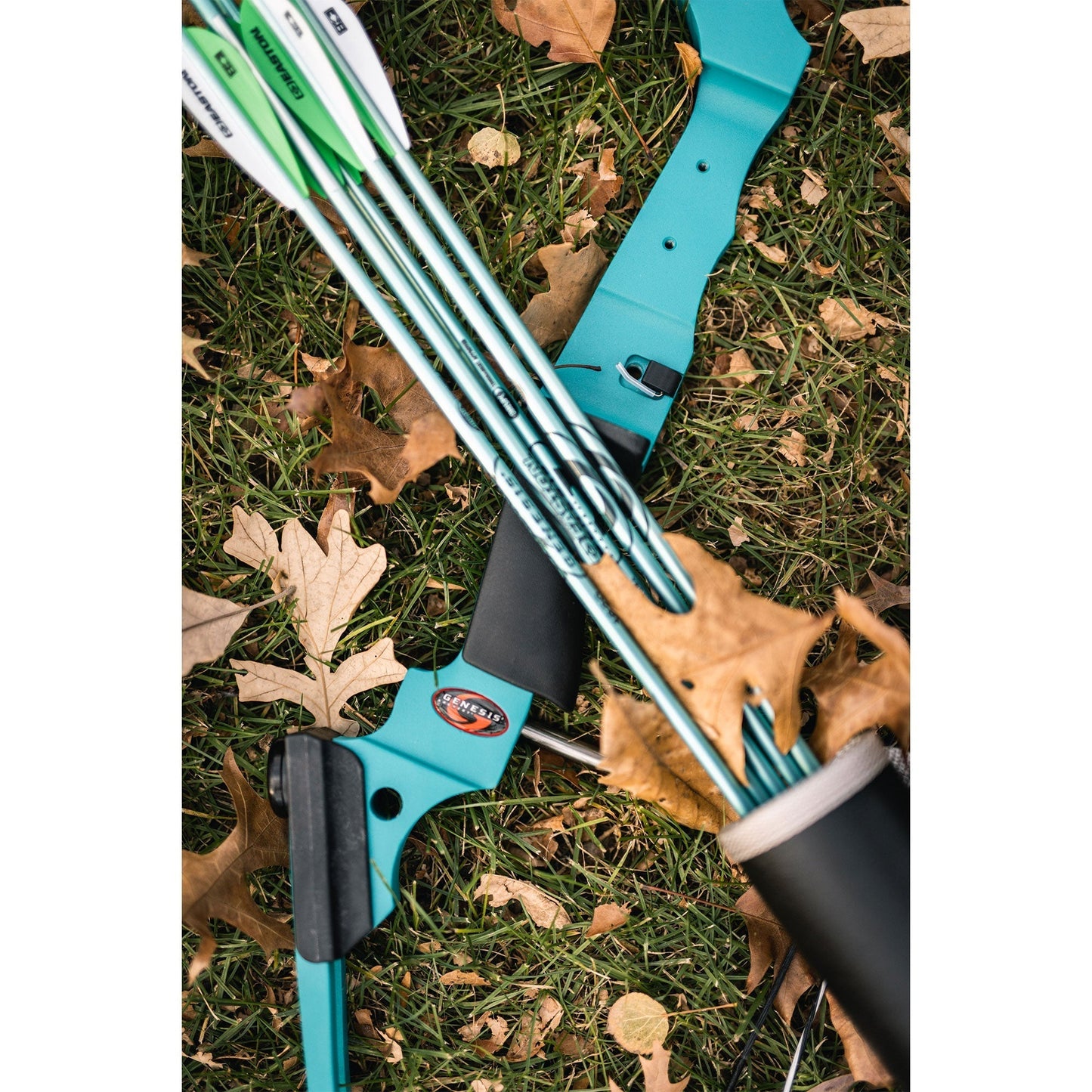Genesis Archery Original Left Handed Compound Bow Archery Kit, Yellow (5 Pack) - 323641
