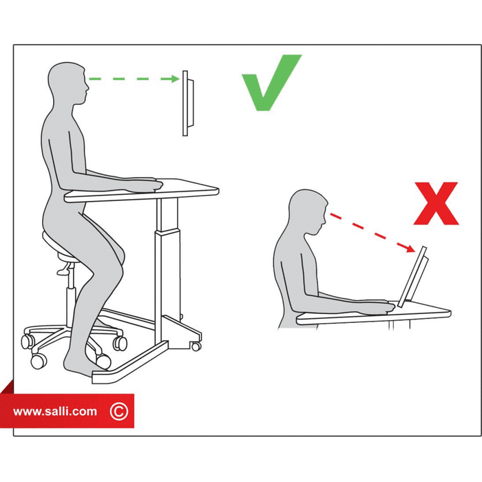 Salli Slim Basic Ergonomic Chair for Kids and Petite Women - SSB