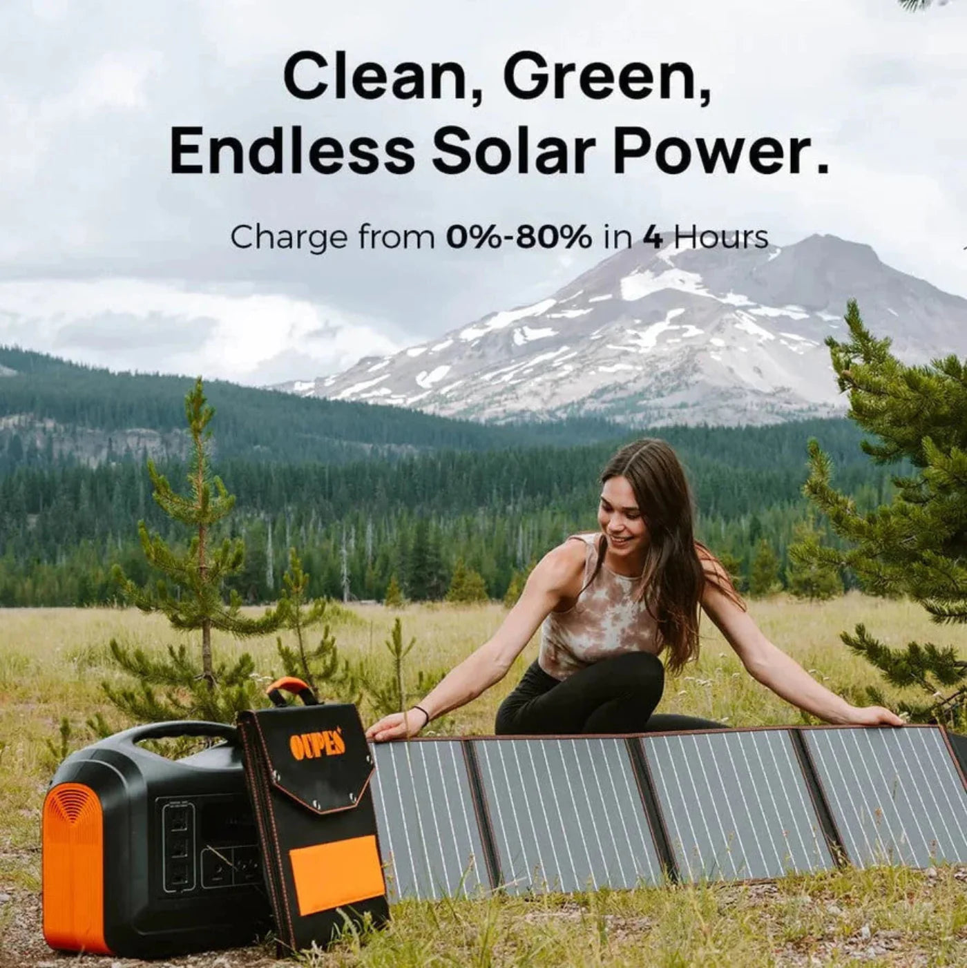 Oupes Portable Power Station 1800W/4000W 1488Wh New - UPP-1800