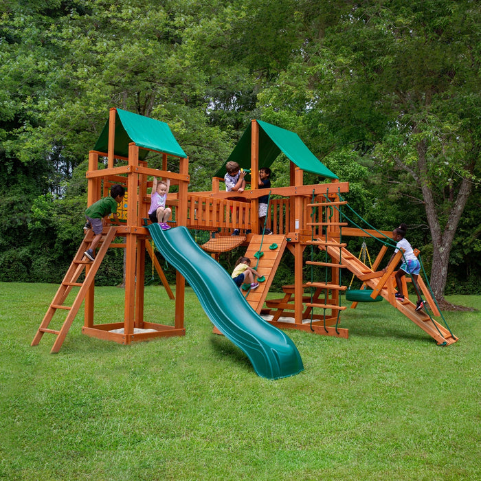 Gorilla Playsets Pioneer Peak Swing Set - 01-0006-AP-1