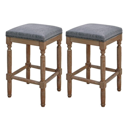 New Pacific Direct Ernie PU Counter Stool, (Set of 2) -  3900056-NCL