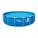 Summer Waves Active 18 Foot Metal Frame Above Ground Pool Set with Filter Pump - 202919