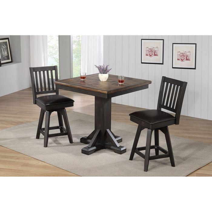 ECI Furniture Ashford Square Pub Table - EC-1859-23-PT-BPB