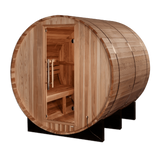 Golden Designs "Arosa" 4 Person Barrel Traditional Sauna - Pacific Cedar - GDI-B004-01