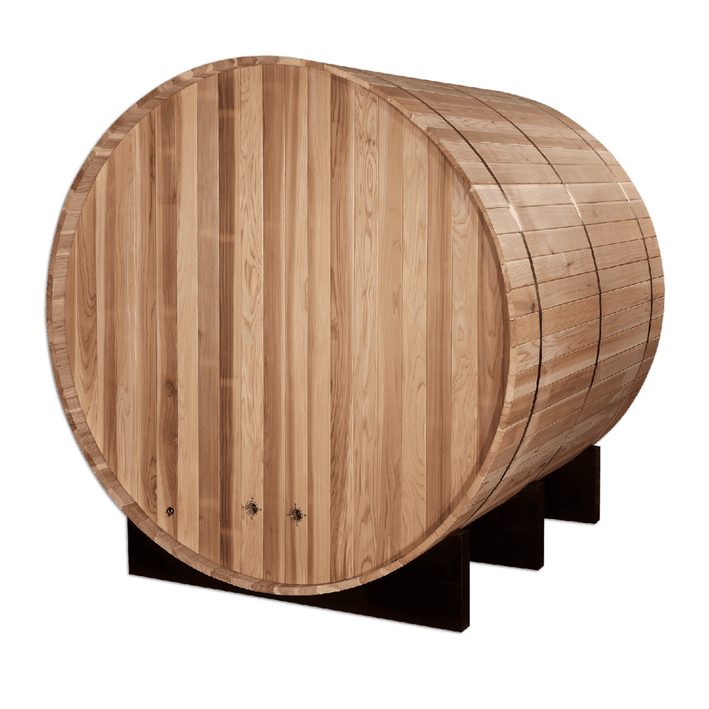 Golden Designs "Arosa" 4 Person Barrel Traditional Sauna - Pacific Cedar - GDI-B004-01