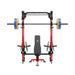 MAJOR FITNESS All-In-One Home Gym Folding Power Rack Package Lightning F35 - F35BL-PLT01BL-OWPNT230-OBBLS