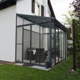 Palram Canopia | SanRemo 10x14 ft Patio Enclosure Gray/Clear - HG9064