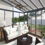 Palram Canopia | SanRemo 10x18 ft Patio Enclosure Gray/Clear - HG9065