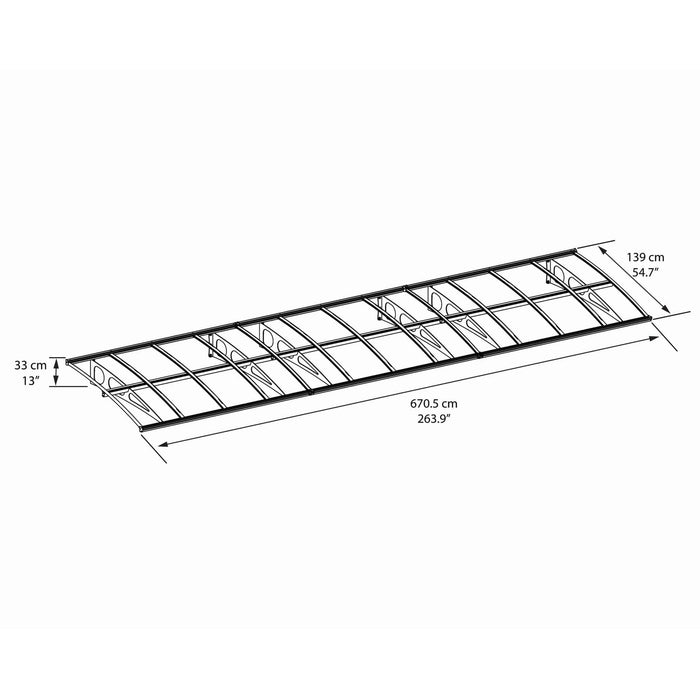 Palram Canopia | Bordeaux Awning - HG9583