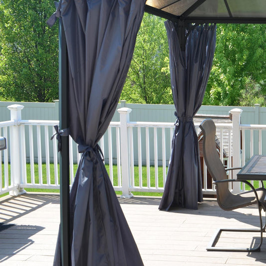 Palram - Canopia | Milano 4300/Martinique 5000 Gazebo Curtain Set - 6 Piece - HG1068