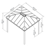 Palram Canopia | Dallas 4300 14x12 ft Gazebo - HG9142