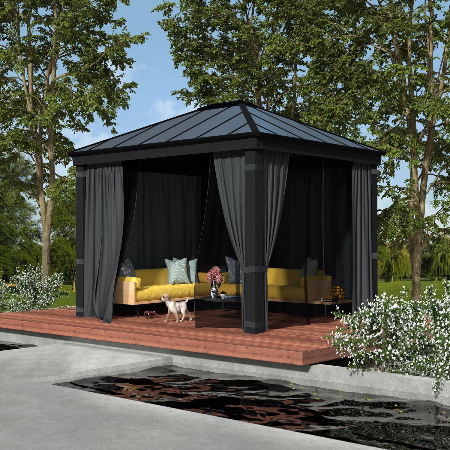 Palram Canopia | Dallas 4300 14x12 ft Gazebo - HG9142