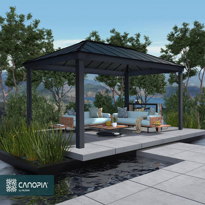 Palram - Canopia | 20x12 ft Dallas 6100 Gazebo - HG9148