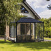 Palram Canopia | Ledro 10x14 ft Enclosed Gazebo Gray/Bronze - HG9189