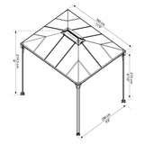 Palram Canopia | Martinique 3600 10' x 12' Gazebo - HG9169