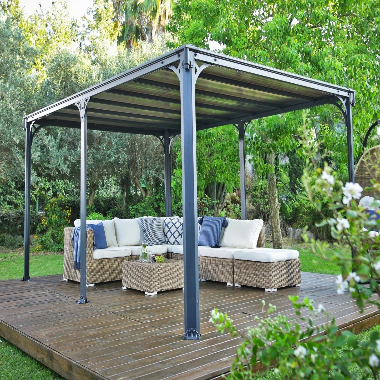 Palram - Canopia | Milano 4300 10x14 ft Gazebo - HG9173