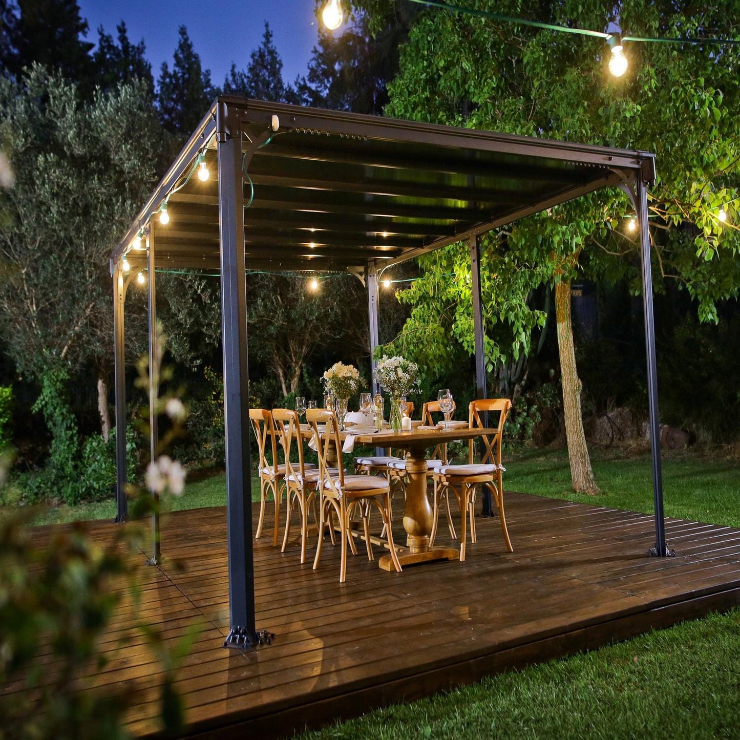 Palram - Canopia | Milano 4300 10x14 ft Gazebo - HG9173