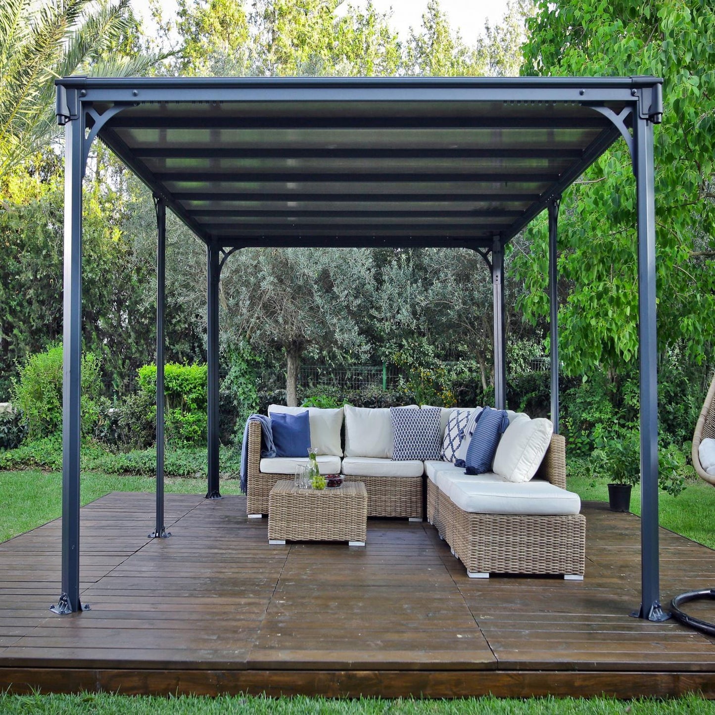 Palram - Canopia | Milano 4300 10x14 ft Gazebo - HG9173